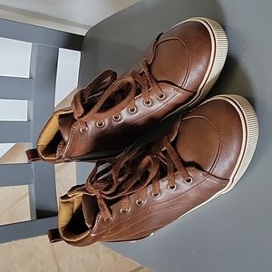 Boys' Florian Mid Top Sneakers - Cat & Jack™ Brown 5